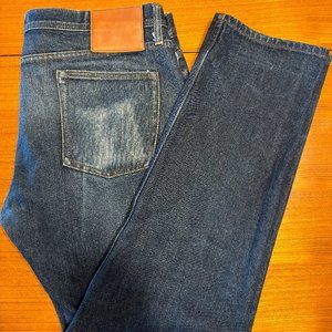 Unbranded UB101 40x32 Skinny 14.5 oz Selvedge Raw Denim Jeans